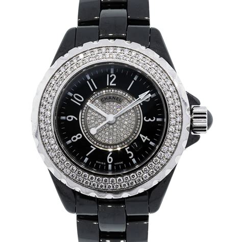 chanel black watch ladies|chanel new j12 watch price.